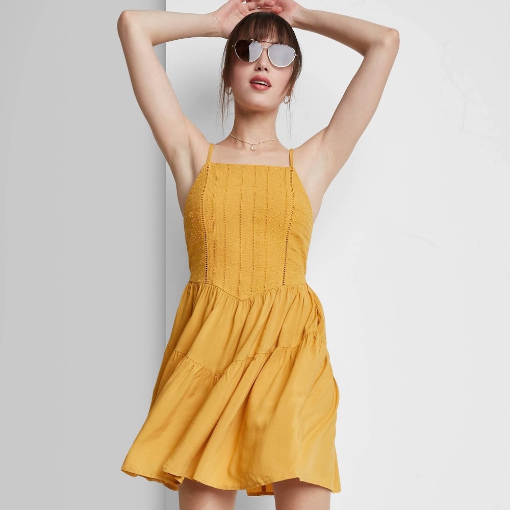 Wild Fable Yellow Sundress